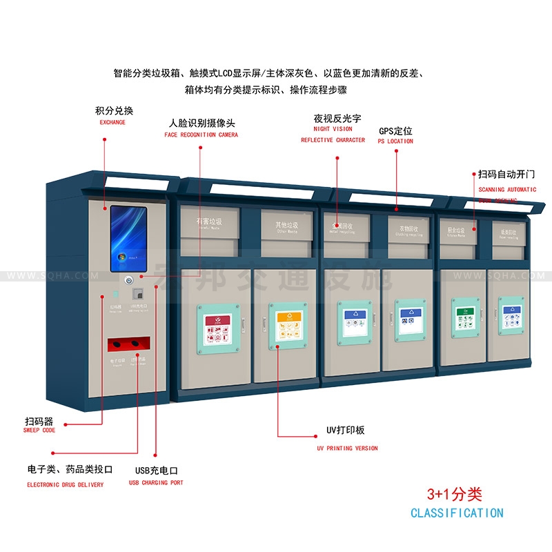 宏邦開發(fā)智能分類垃圾箱，助務垃圾分類配圖一