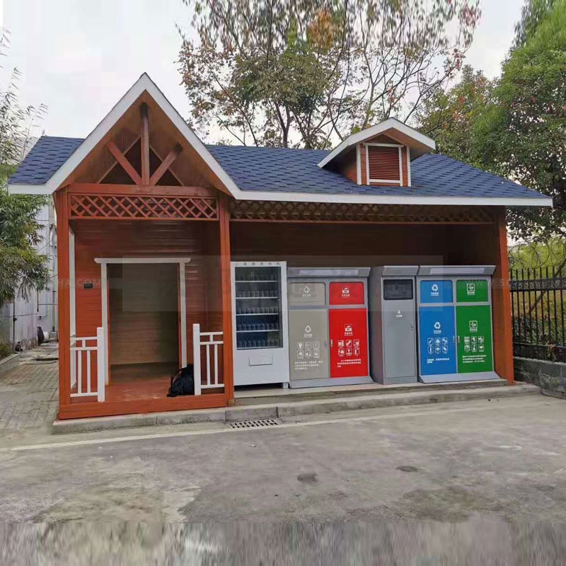 社區(qū)垃圾分類亭常用功能有哪些？可向智能化垃圾亭拓展嗎？配圖二